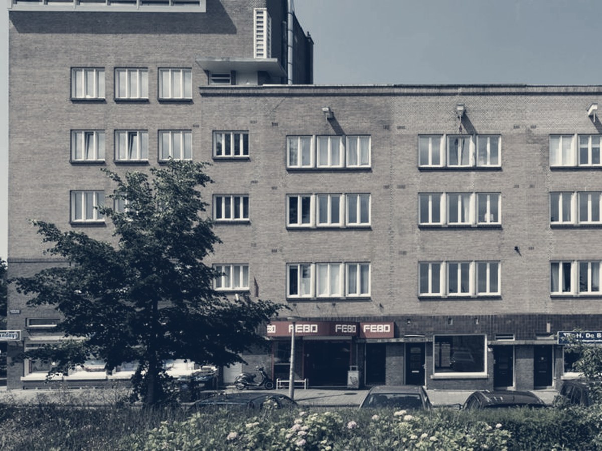 Pand aan de Amsteldijk in Amsterdam